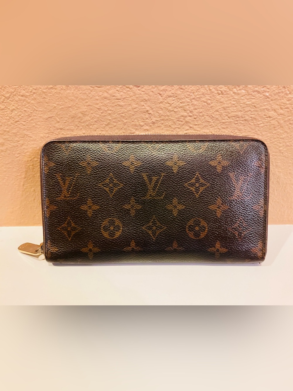 Louis Vuitton Monogram Canvas Document Wallet.